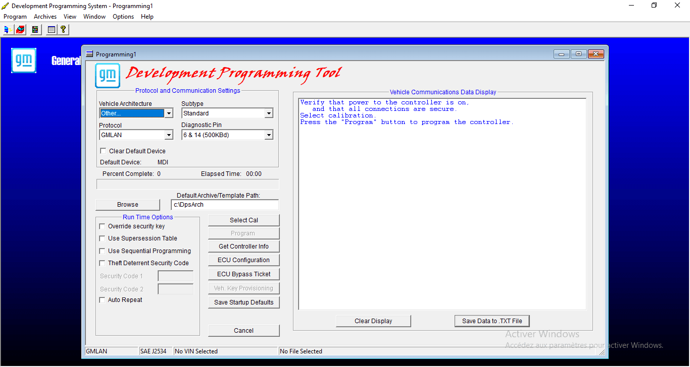 GM DPS (Development Programming System)