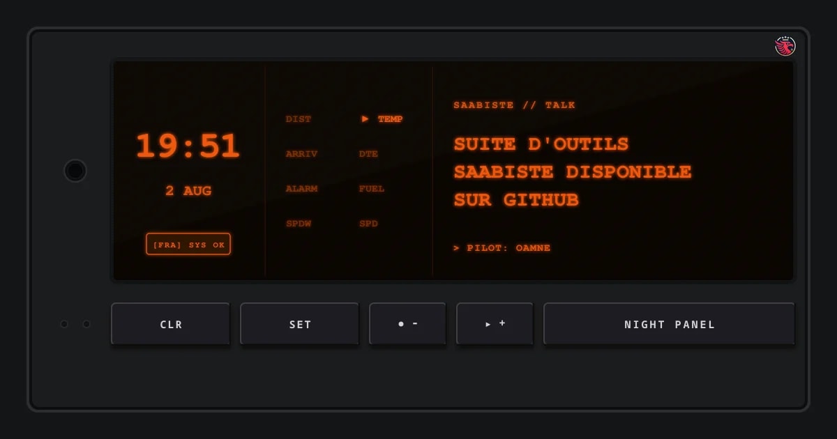 Suite d'outils Saabiste disponible sur Github