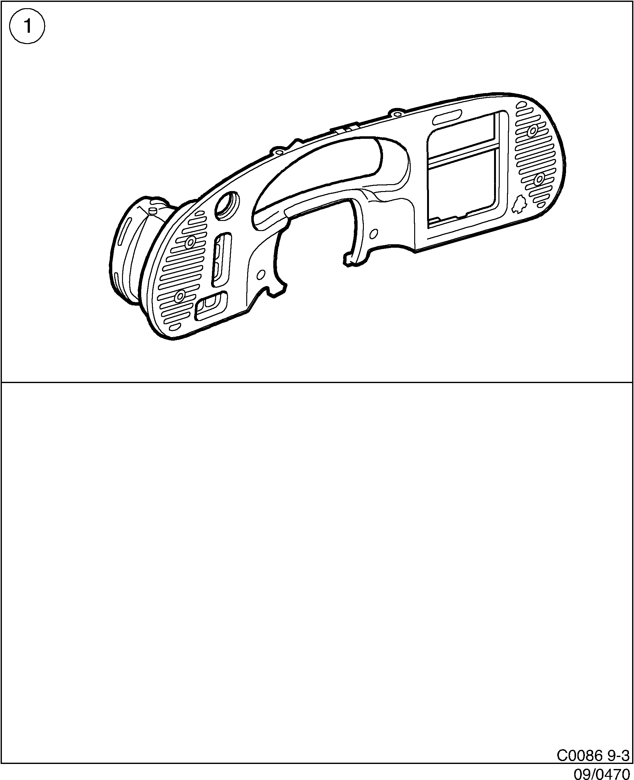 Schéma technique Saab 9-3 (9400) 2003 - Section 470 : Accessoire carrosserie