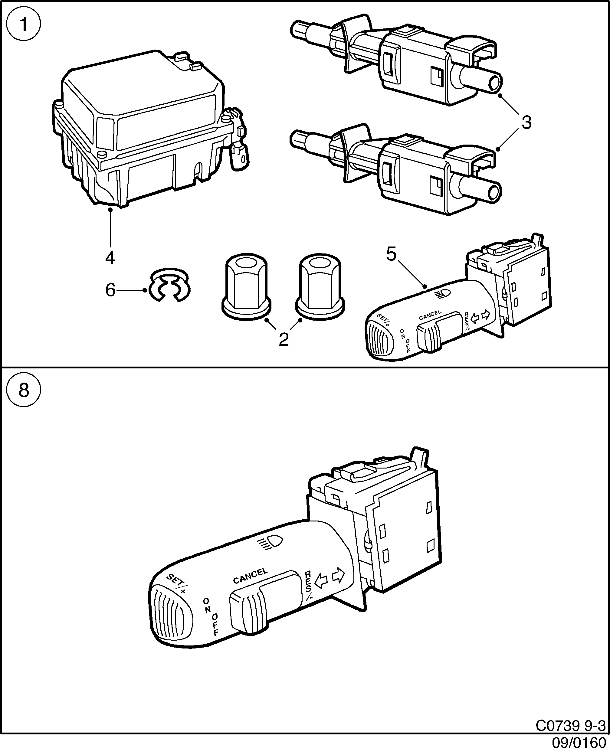 Schéma technique Saab 9-3 (9400) 2002 - Section 160 : Accessories electrical