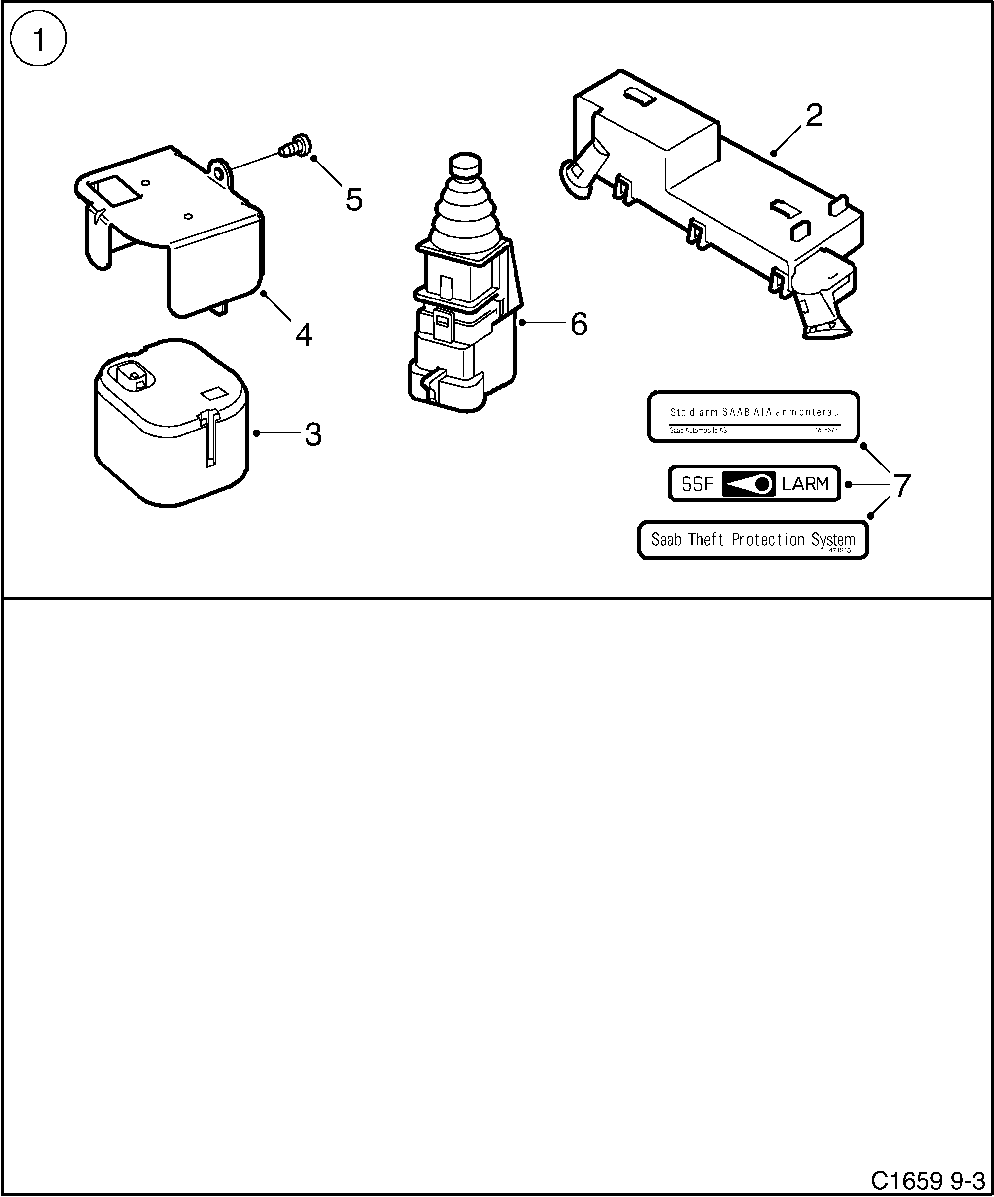 Schéma technique Saab 9-3 (9440) 2012 - Section 180 : Accessoire électrique
