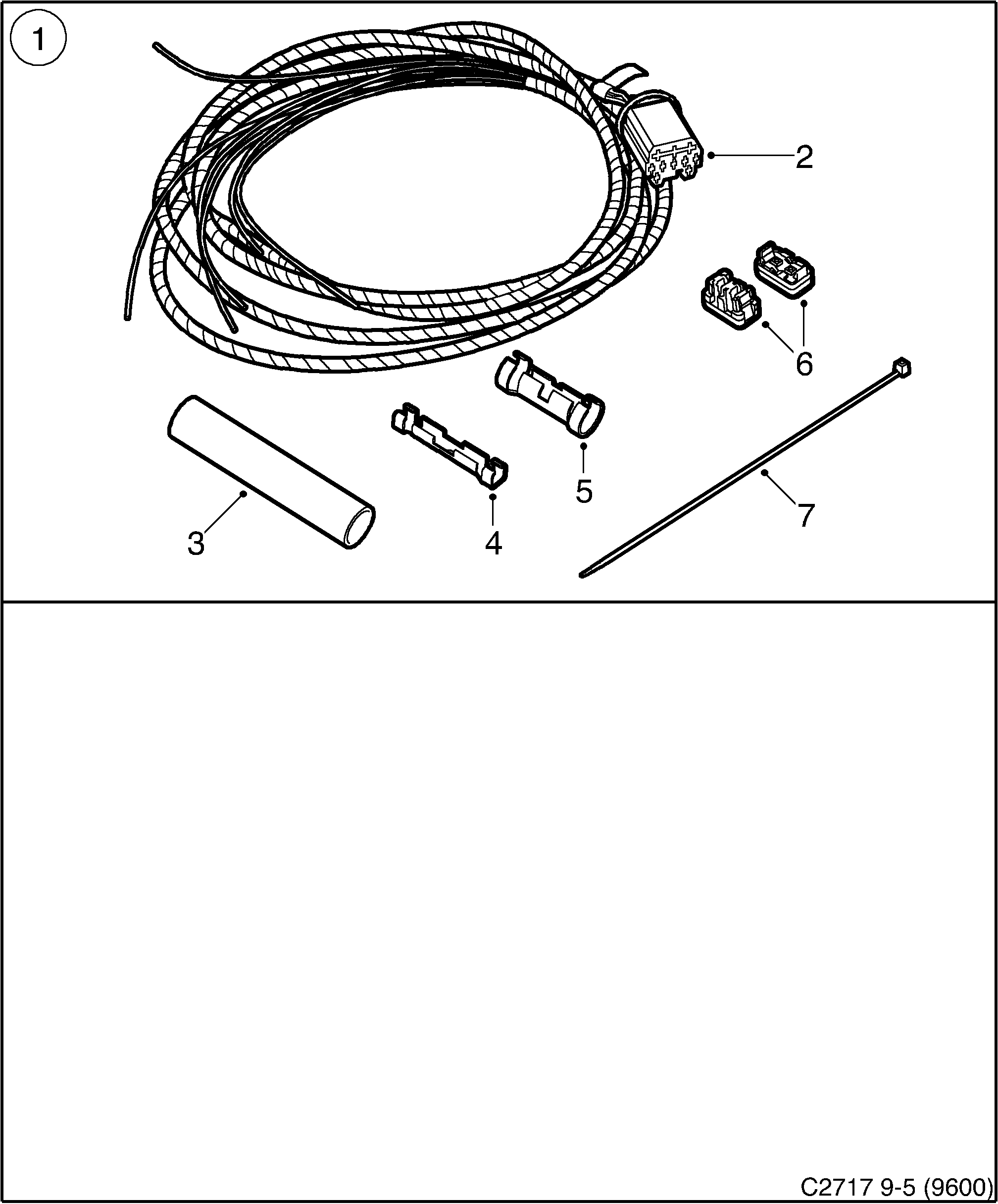 Schéma technique Saab 9-5 (9600) 2004 - Section 620 : Accessoire carrosserie