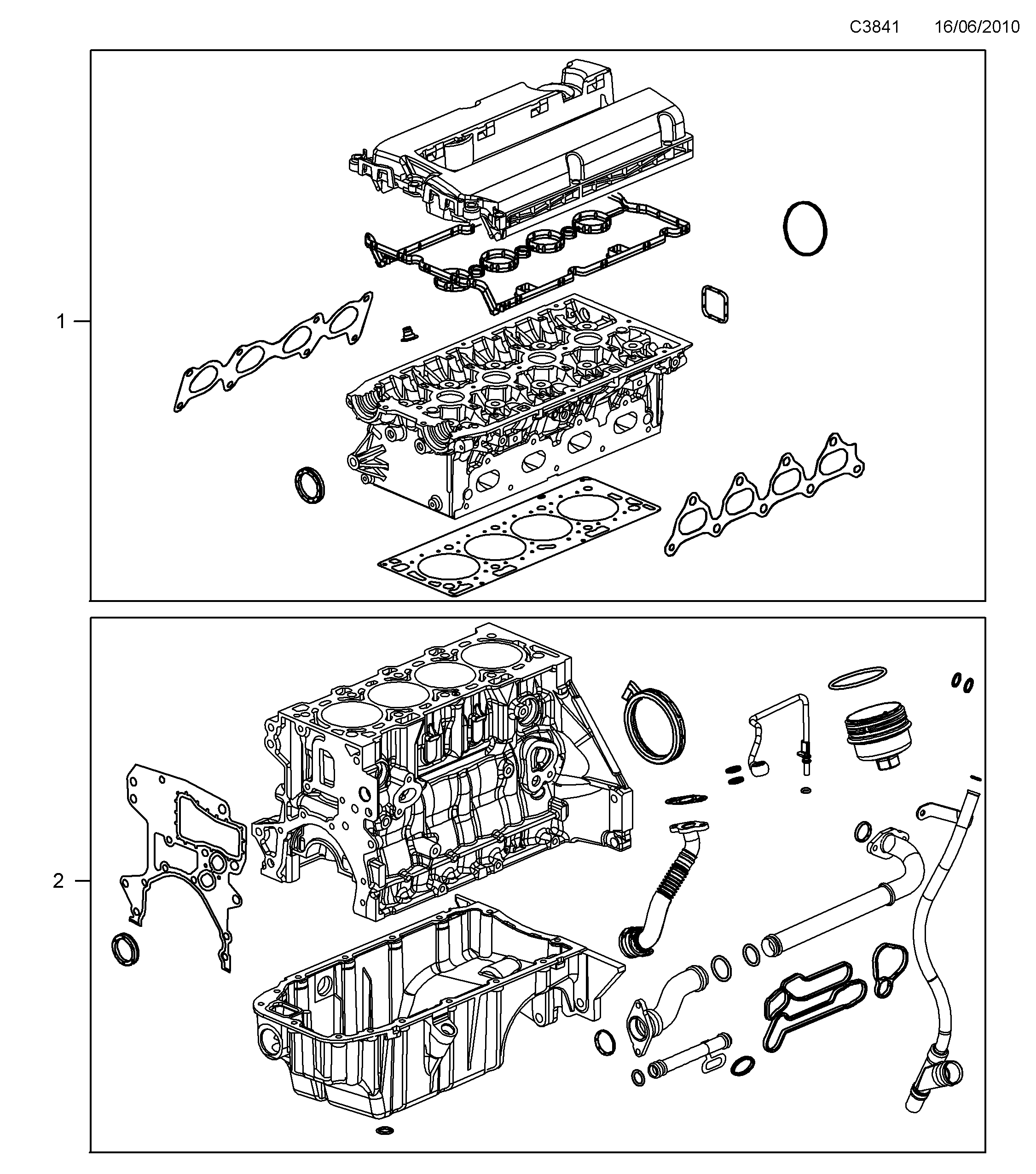 Schéma technique Saab 9-5 (650) 2012 - Section 9100 : Вставки
