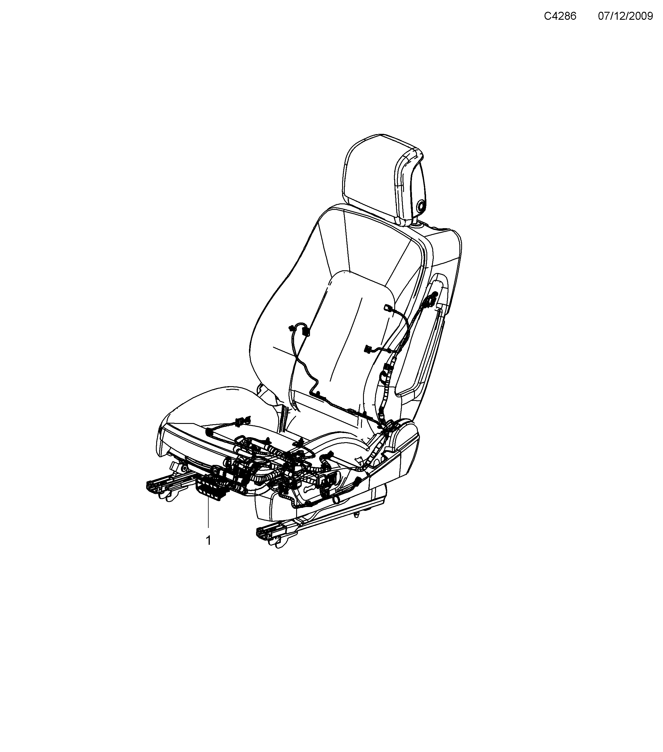 Schéma technique Saab 9-5 (650) 2012 - Section 4750 : Wiring and fuses