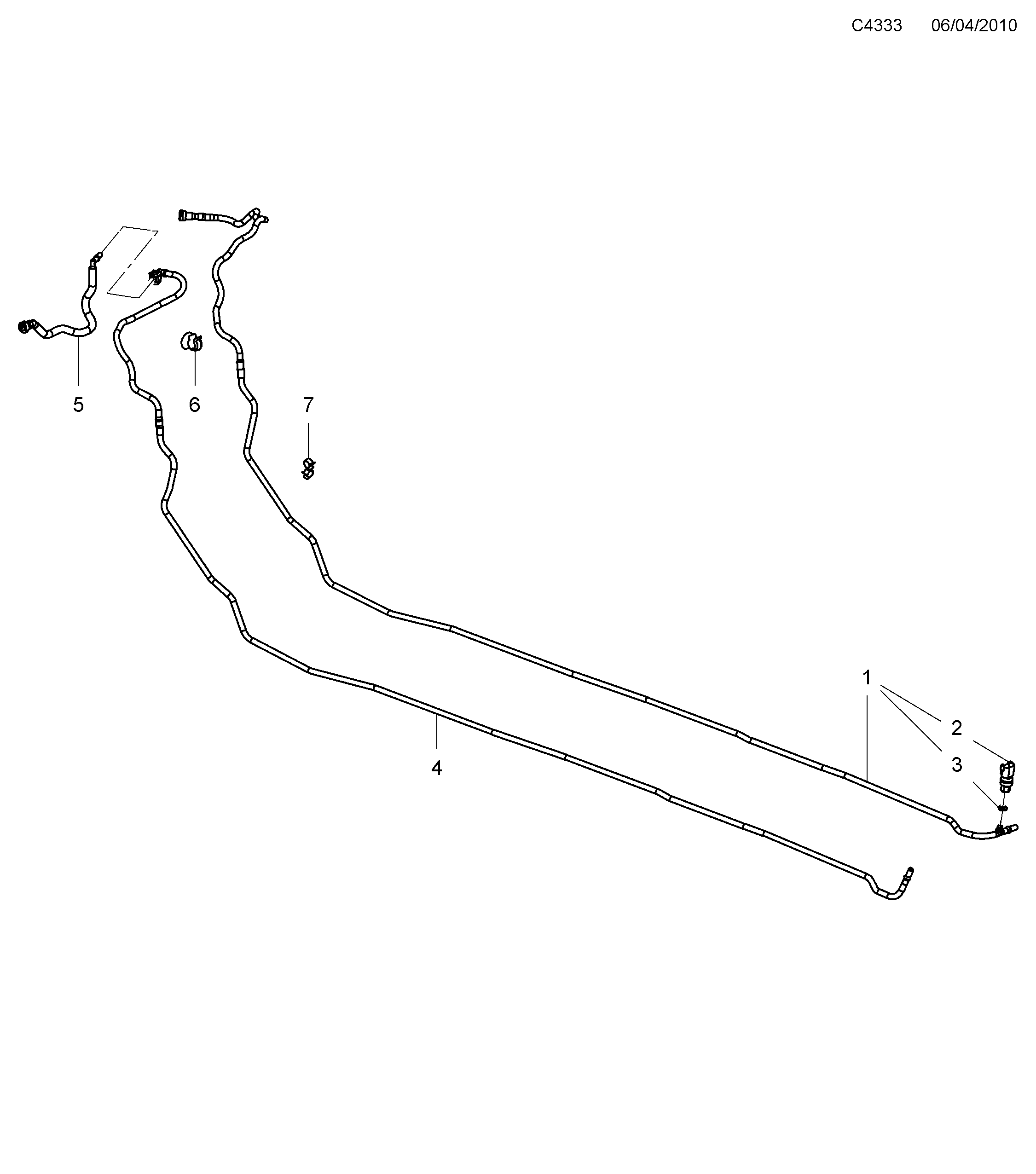 Schéma technique Saab 9-5 (650) 2010 - Section 3310 : Fuel system