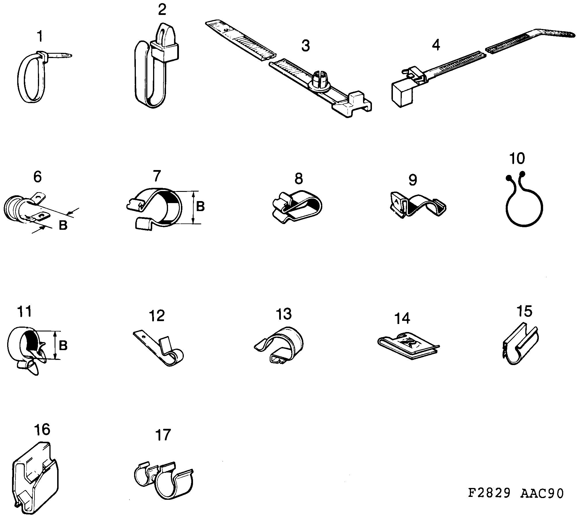 Schéma technique Saab 900 1991 - Section 1310 : Conduites et fusibles