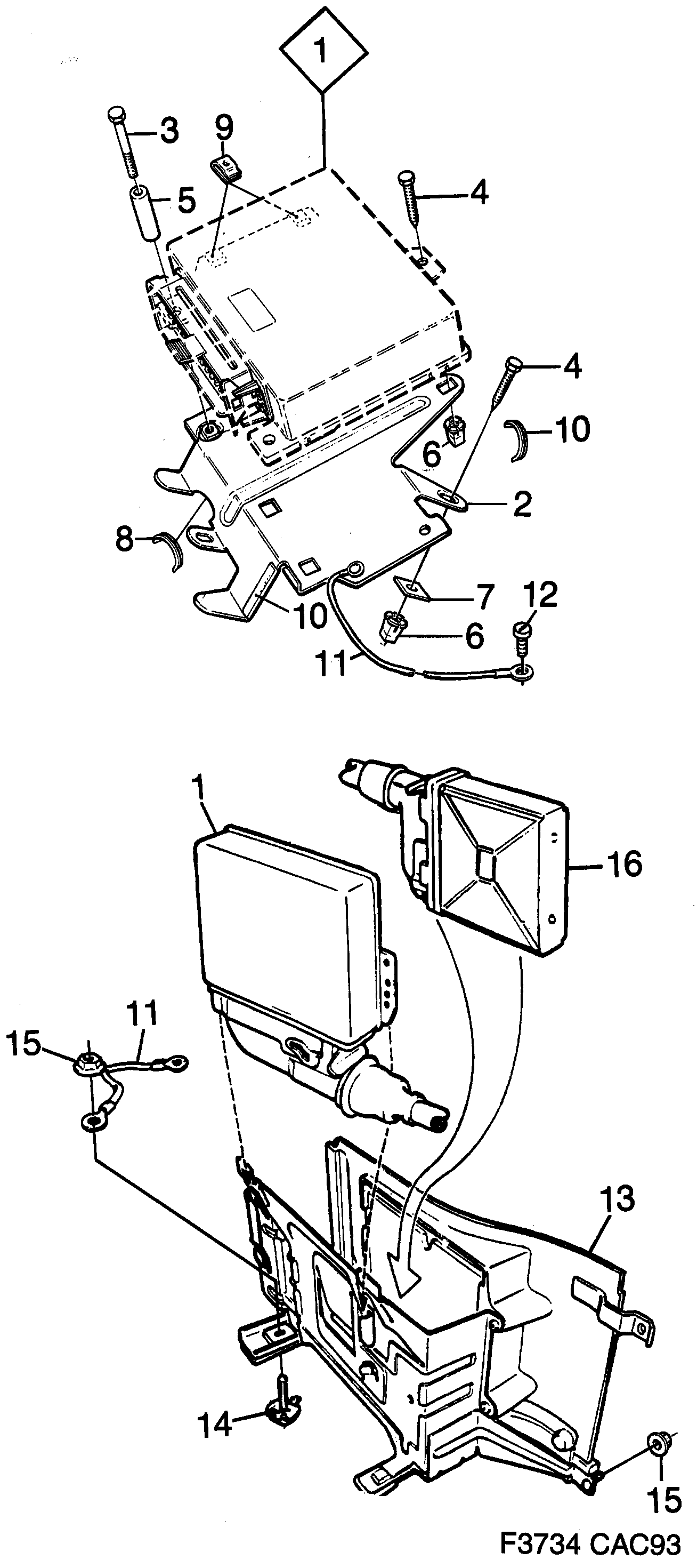 Schéma technique Saab 9000 1990 - Section 980 : Fuel system