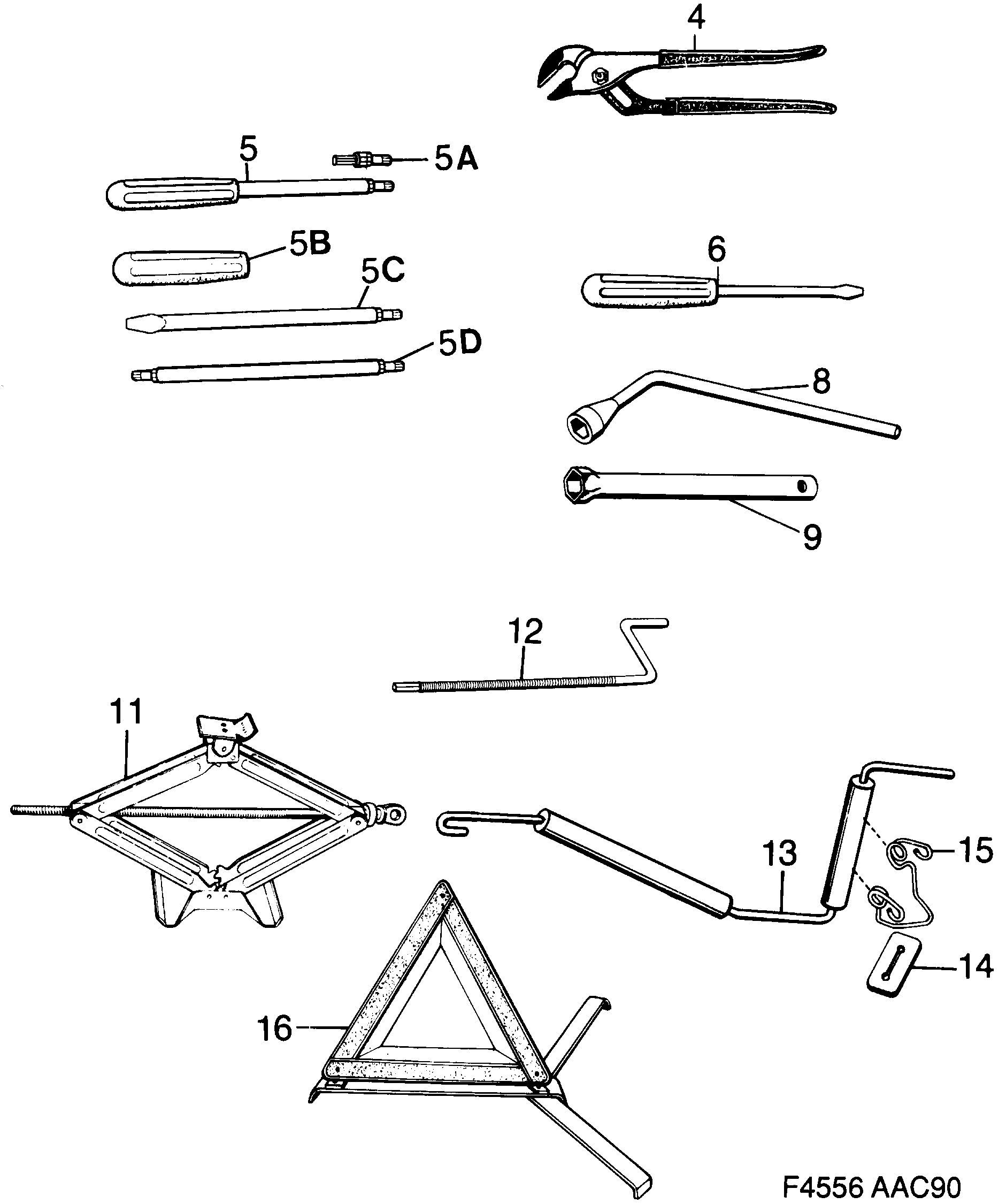 Schéma technique Saab 900 1993 - Section 110 : 