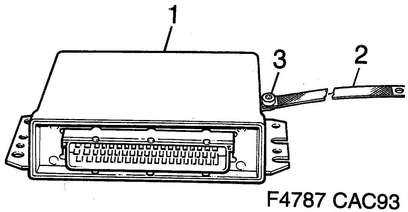 Schéma technique Saab 9000 1993 - Section 950 : Fuel system