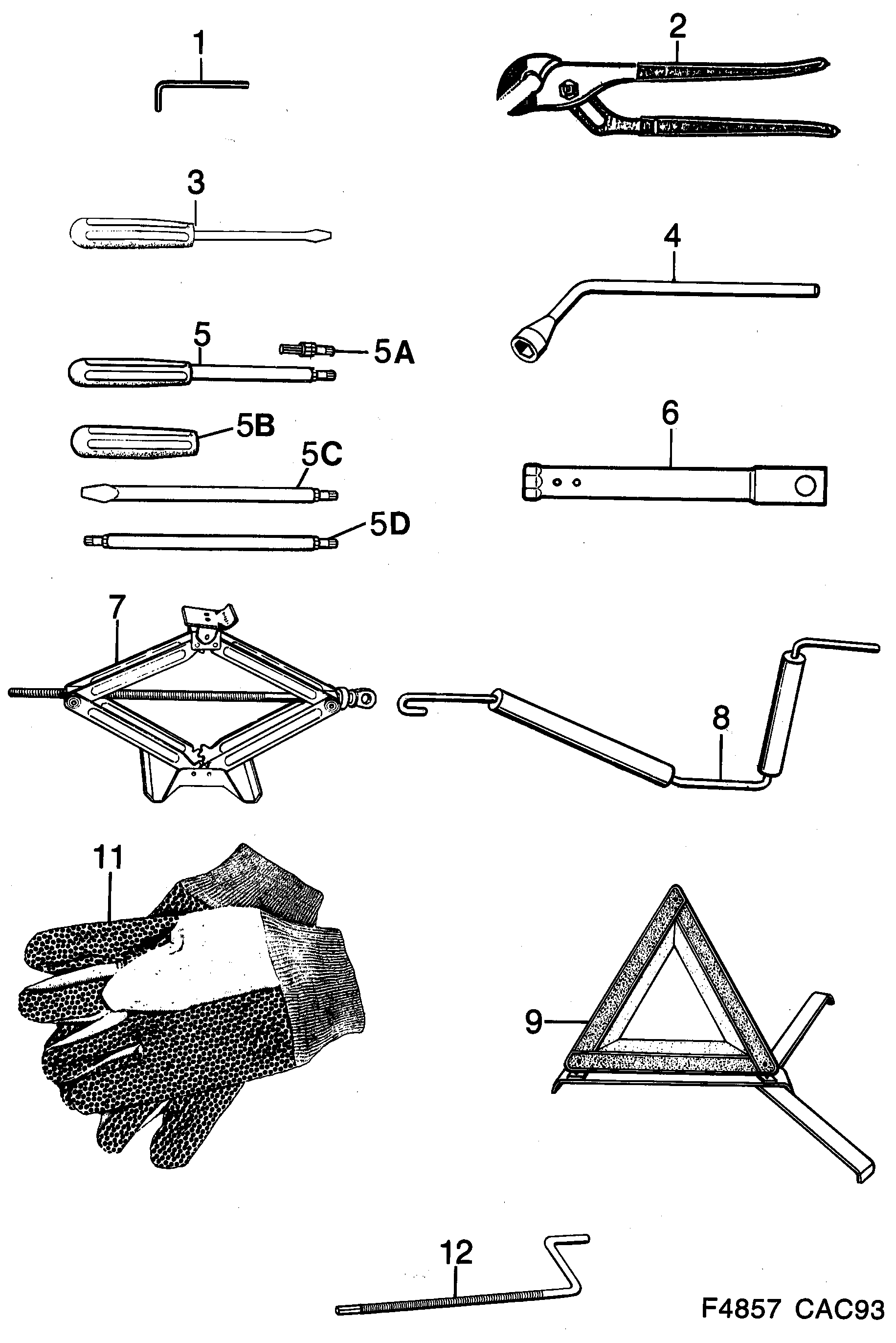 Schéma technique Saab 9000 1992 - Section 110 :