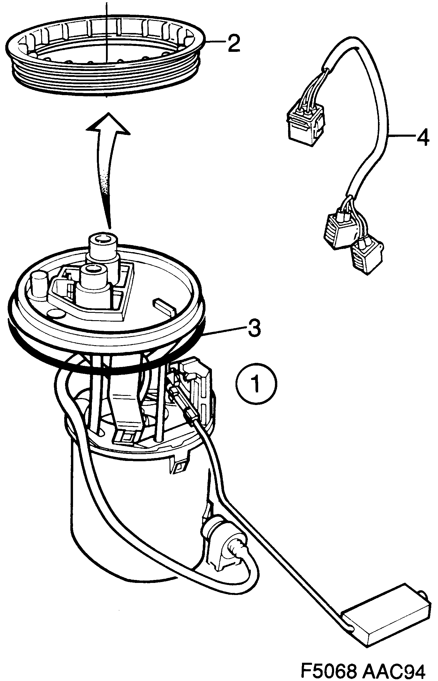 Schéma technique Saab 900 1998 - Section 900 : Système de carburant