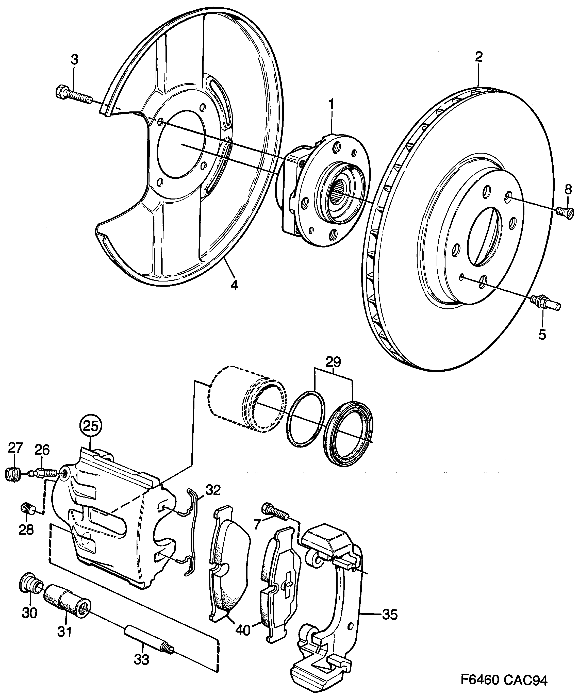 Schéma technique Saab 9000 1998 - Section 120 :