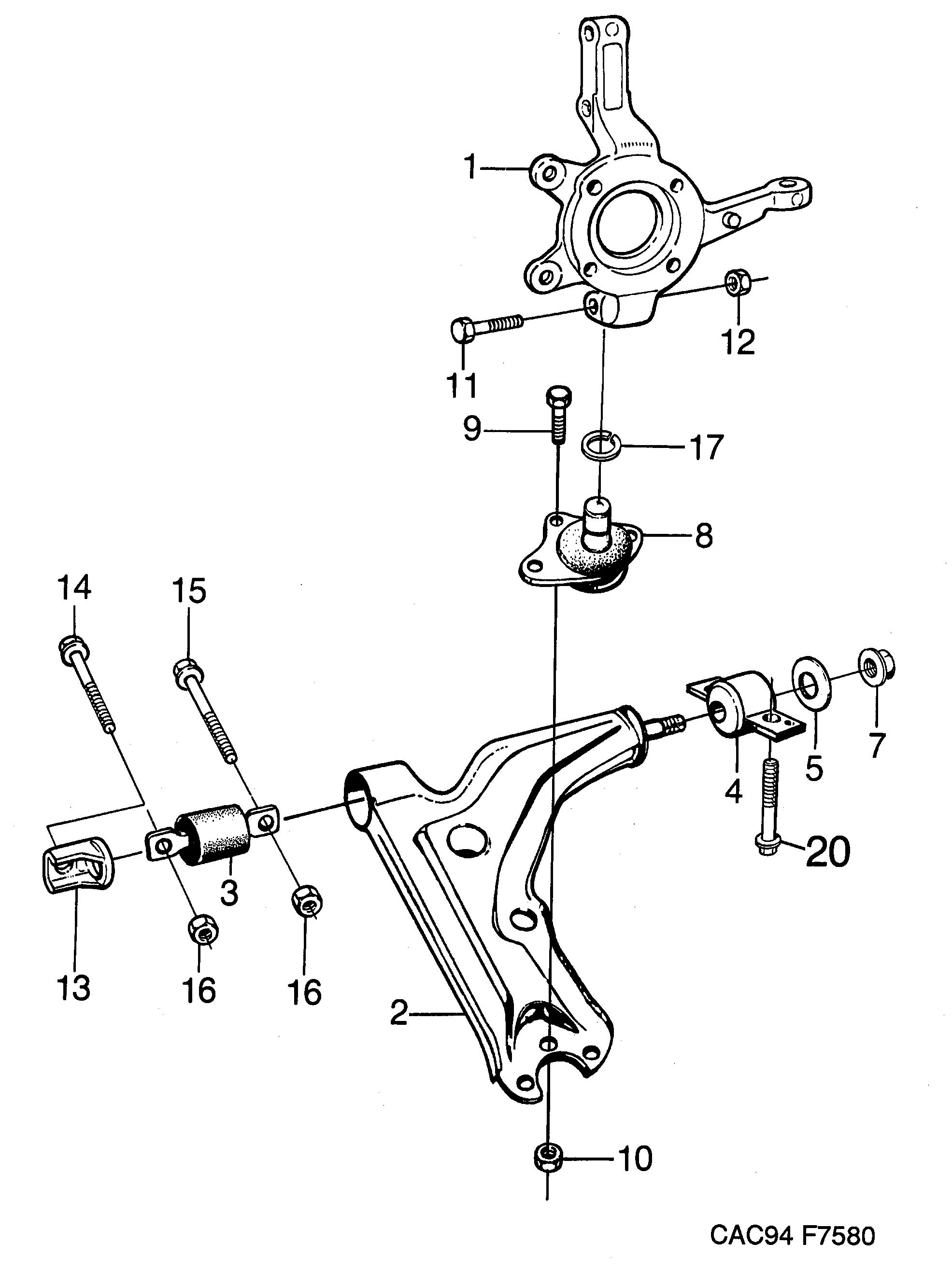 Schéma technique Saab 9000 1997 - Section 120 :