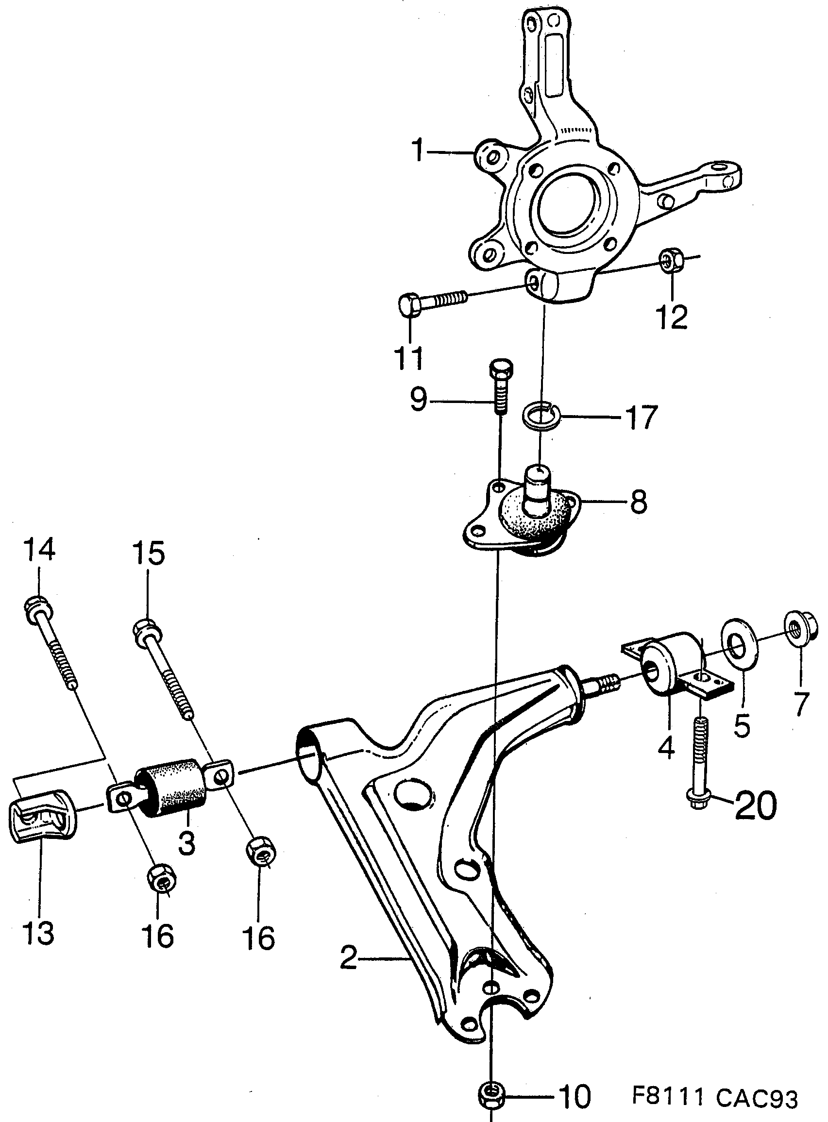 Schéma technique Saab 9000 1990 - Section 110 :