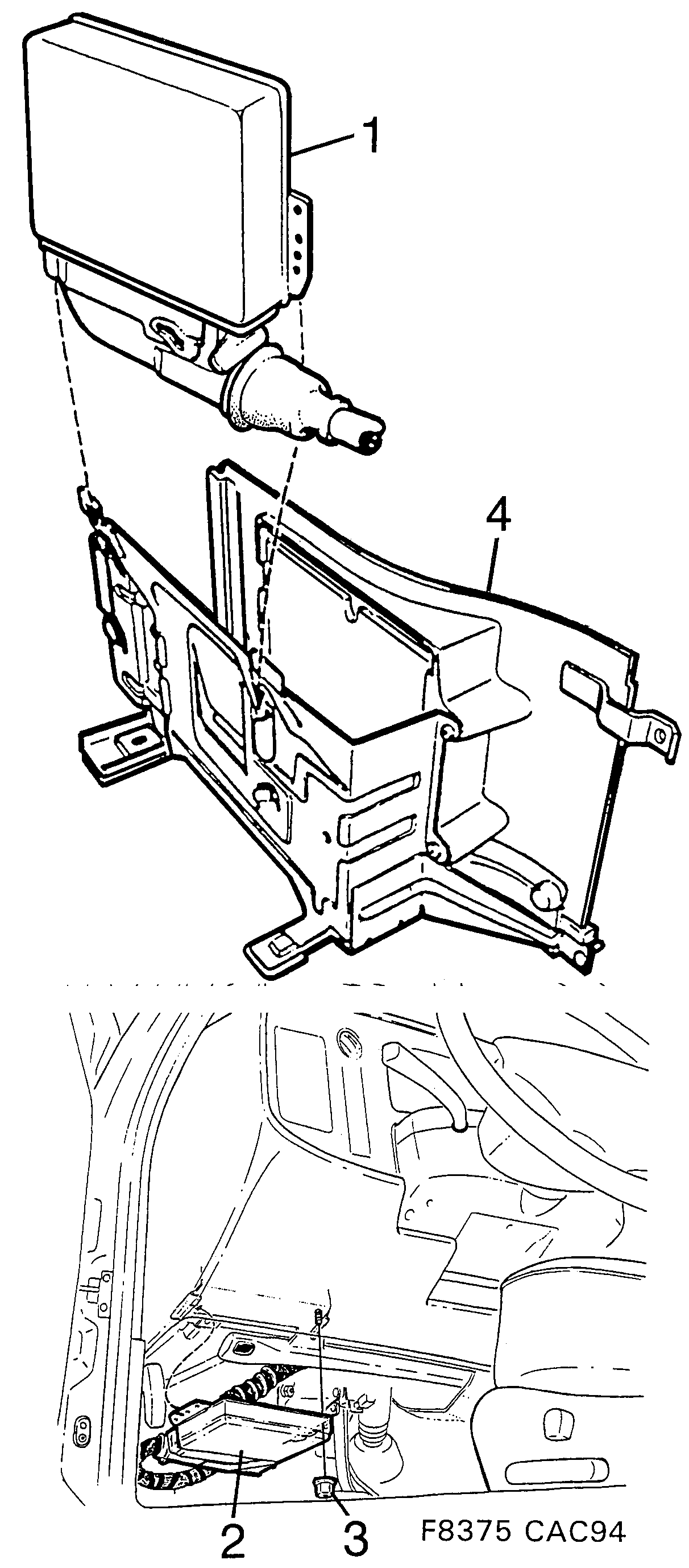 Schéma technique Saab 9000 1997 - Section 990 : Fuel system