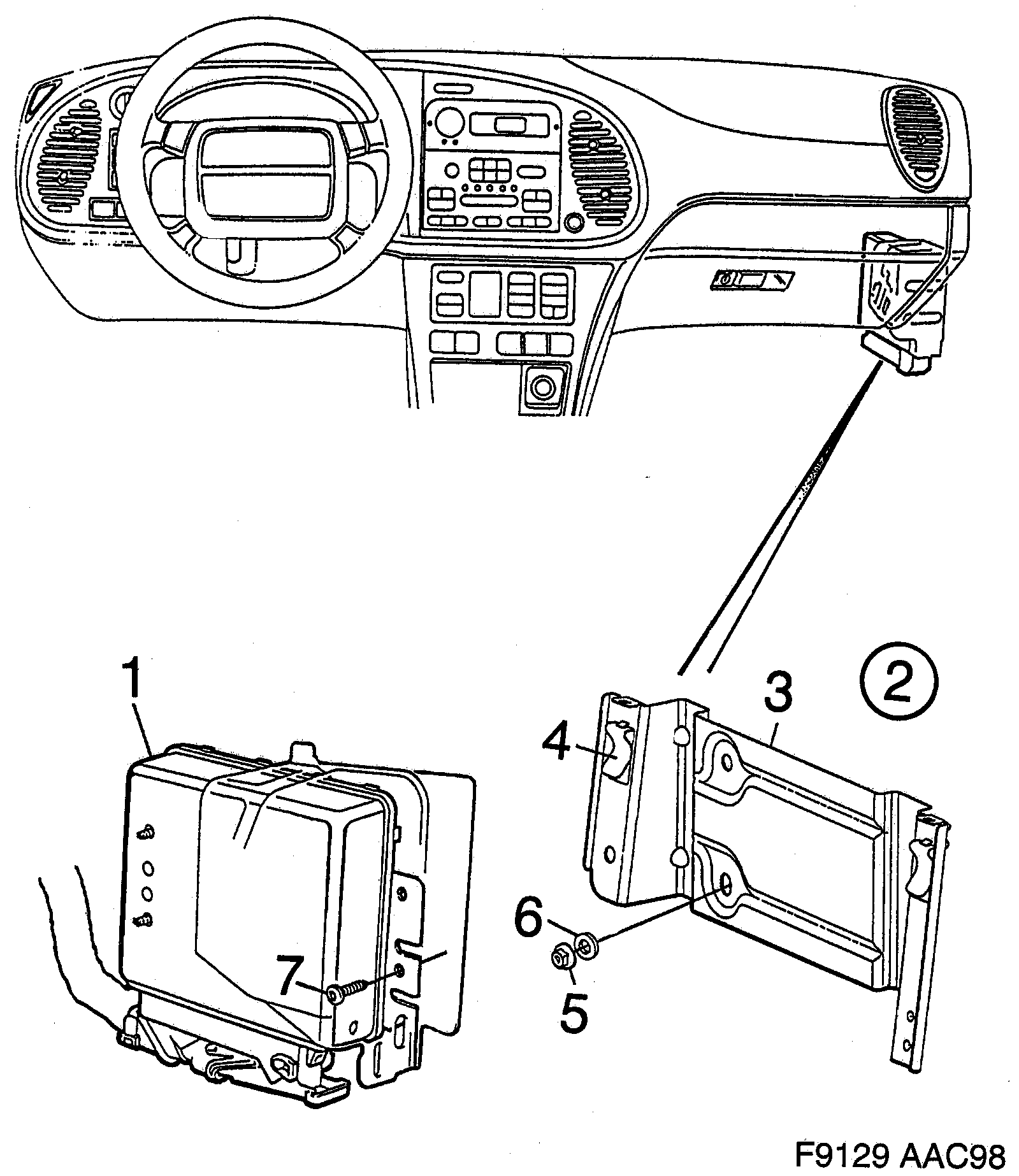 Schéma technique Saab 9-3 (9400) 1999 - Section 700 : Système de carburant