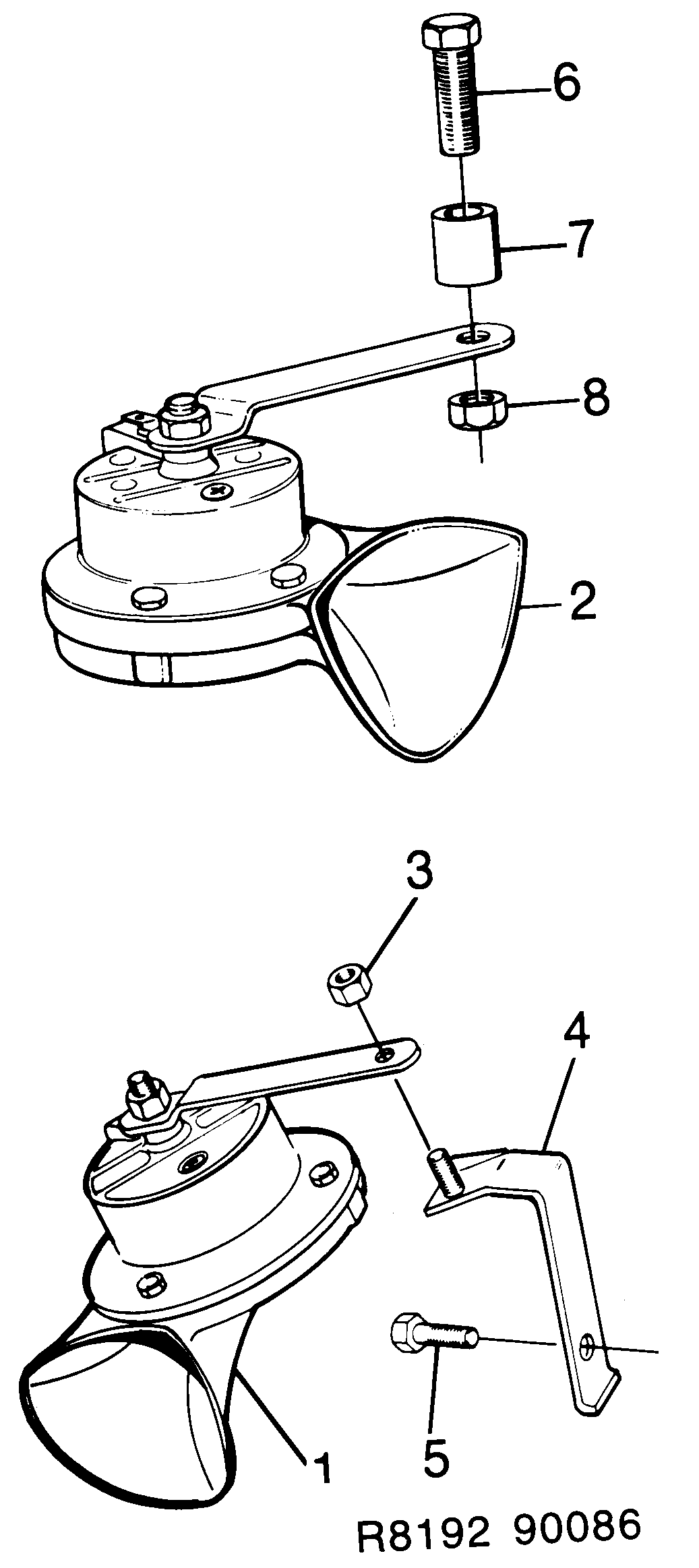 Schéma technique Saab 900 1988 - Section 640 : Autre équipement électrique