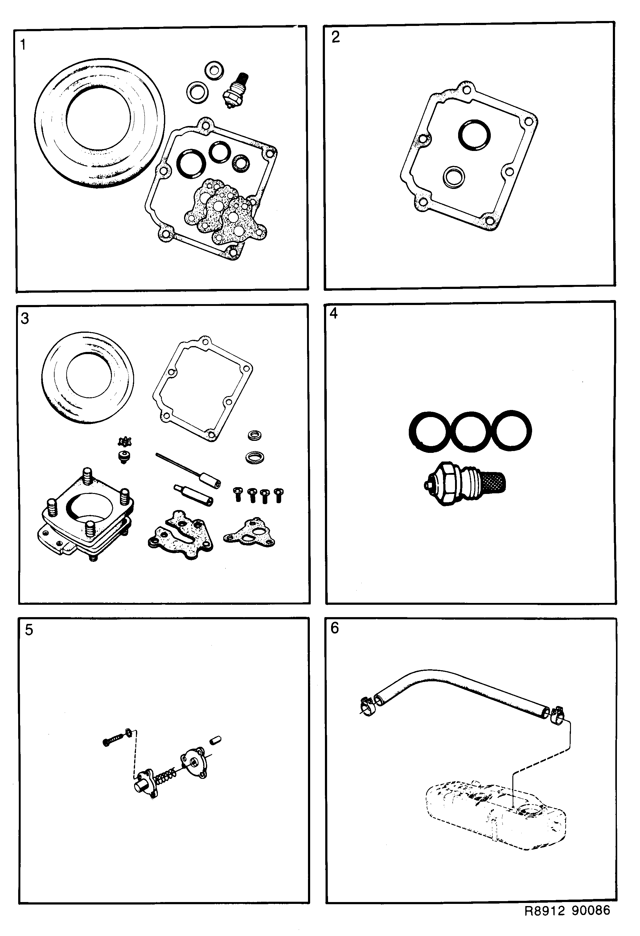 Schéma technique Saab 900 1989 - Section 2230 : Jeux complets