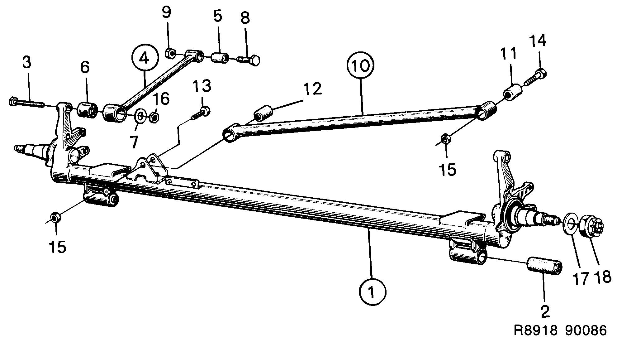 Schéma technique Saab 900 1986 - Section 190 :