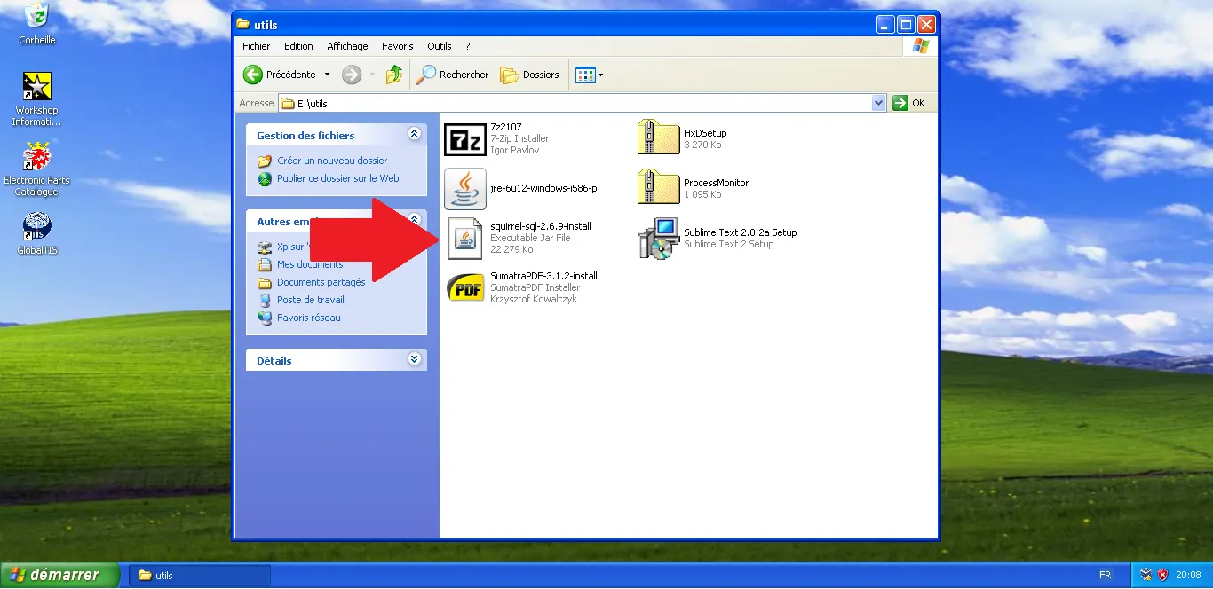 Launch SQuirreL installer