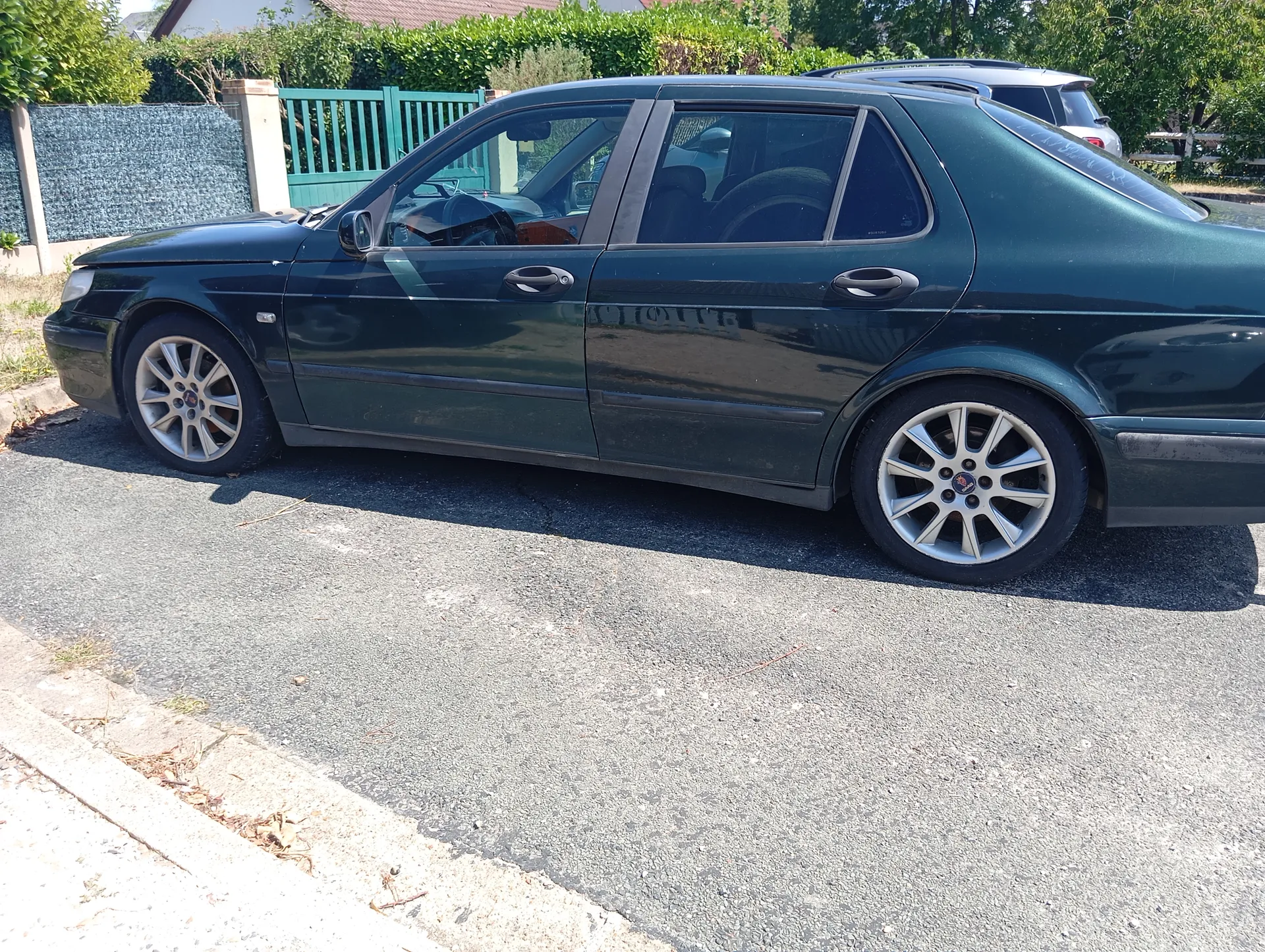 Interior view of the Saab 9-3 OG