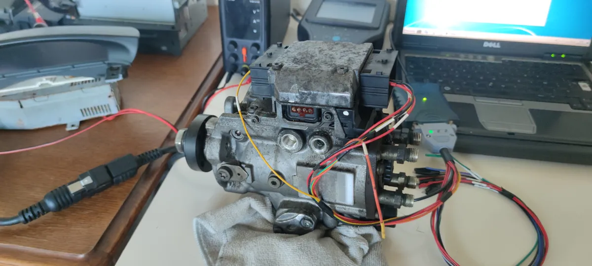 Pompe injection Bosch PSG16 en lecture sur banc