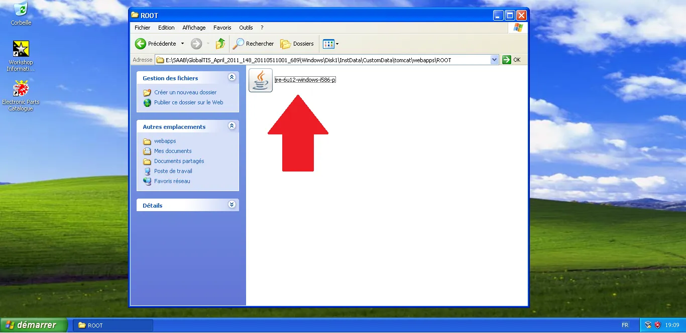 Launch Java installer