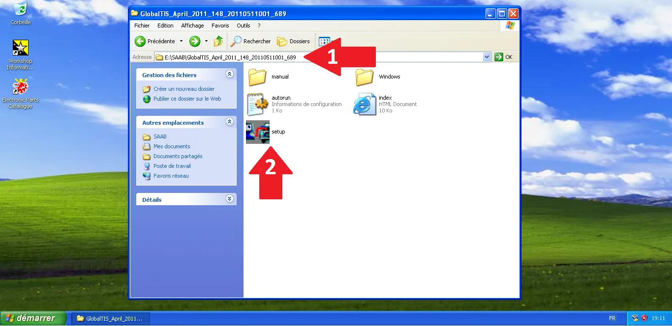 Launch GlobalTIS setup