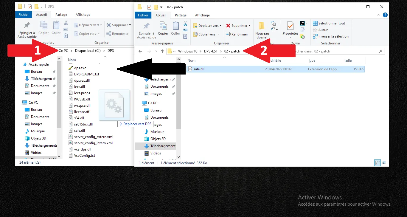 Apply patch (sale.dll)