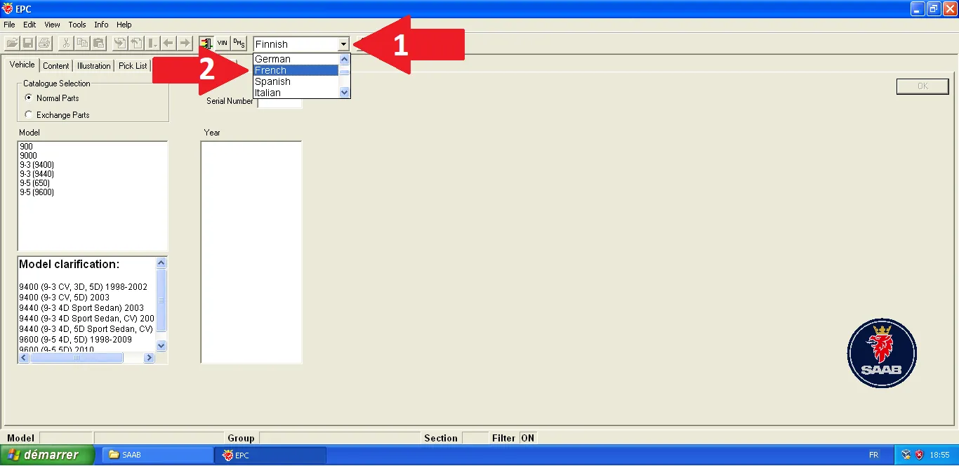 Language configuration