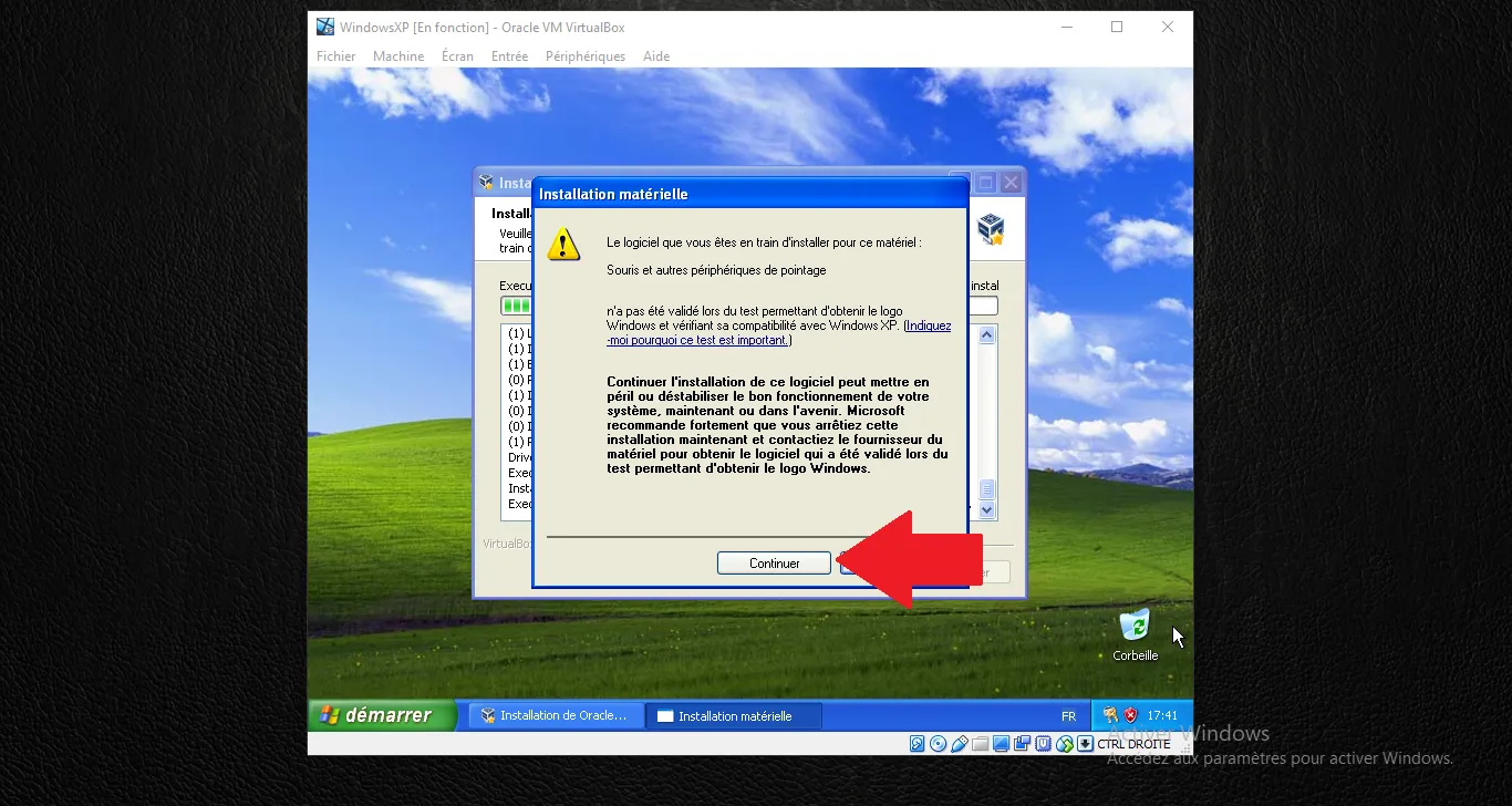 Mouse Driver Warning