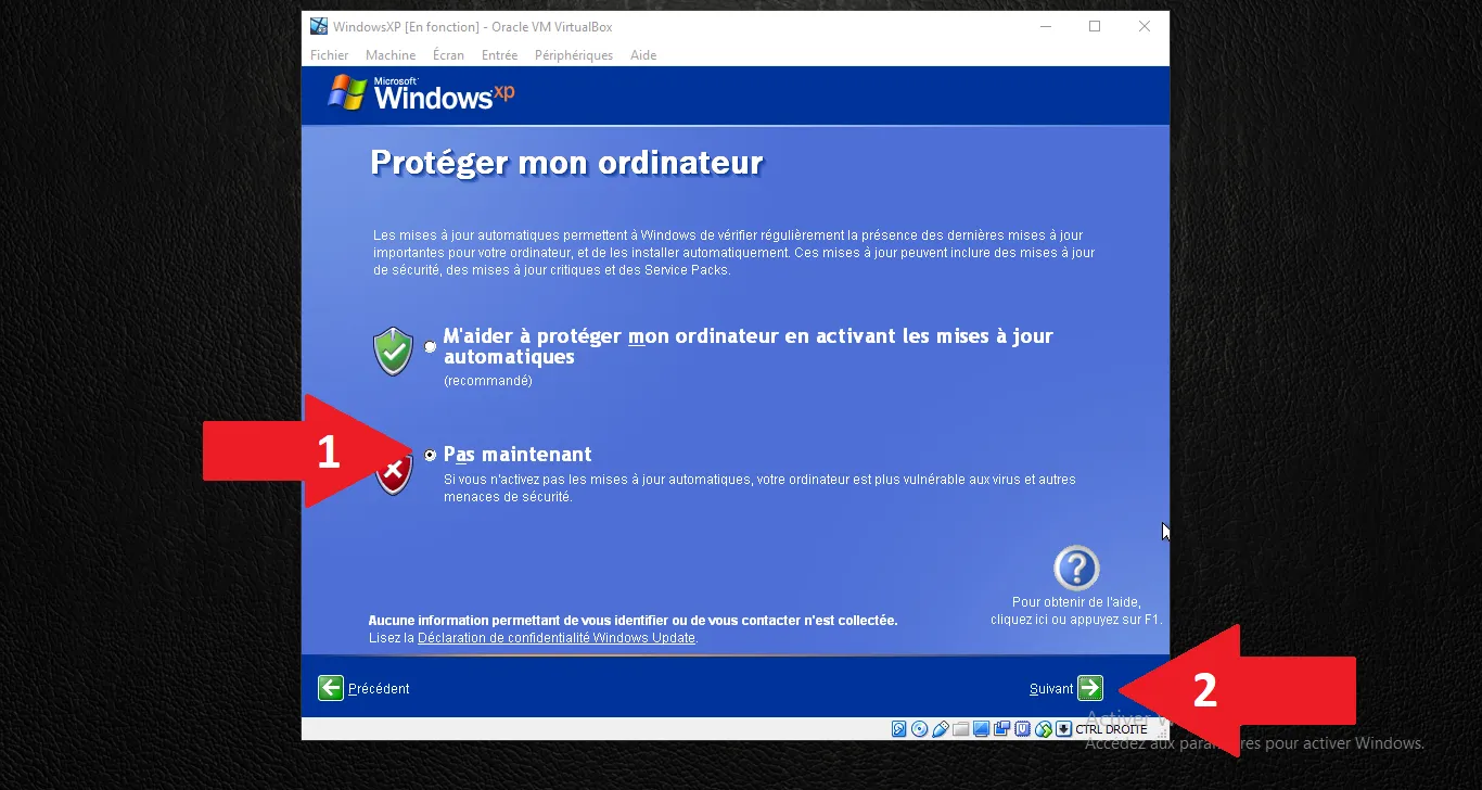 Protéger mon ordinateur (mises à jour)