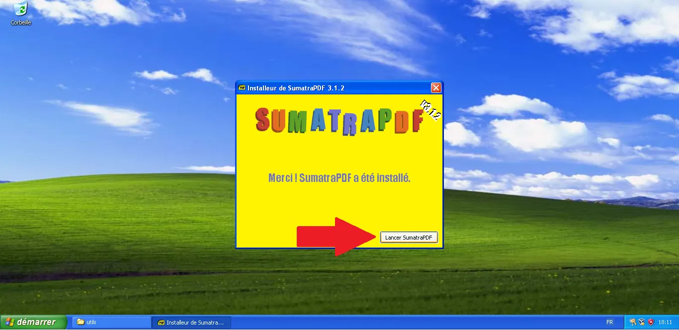 SumatraPDF installed