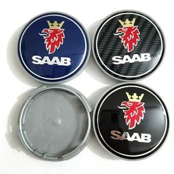 Cache-Moyeu 63mm Jante Saab